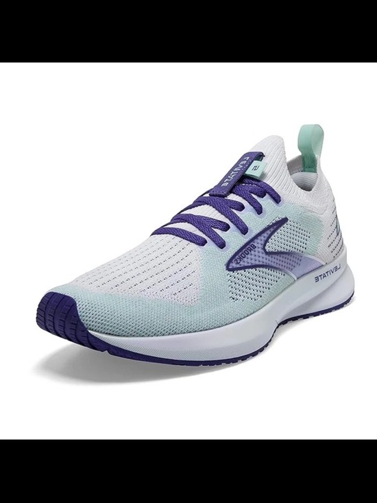 Brooks Shoes - Brooks Women's Levitate Running Shoe - Mint and Purple Accents Sz 10